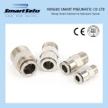 Mput Nickle Plated Brass Metal Quick Push in Pneumatic Fittings